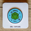DBL Feature - Chaotic Evil Enamel Pin - Blue